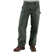 Washed Duck Double-Front Work Dungaree