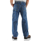 Loose/Original-Fit Washed Work Dungaree