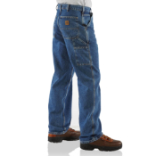 Loose/Original-Fit Washed Work Dungaree