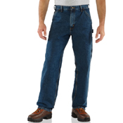 Loose/Original-Fit Washed Work Dungaree