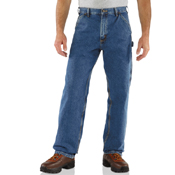 Loose/Original-Fit Washed Work Dungaree