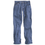 Straight/Traditional-Fit Tapered Leg Jeans
