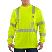 Carhartt Flame-Resistant High Visibility Long Sleeve Shirt