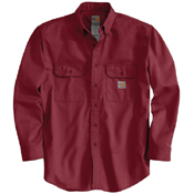 Flame-Resistant Twill Shirt with Pocket Flap