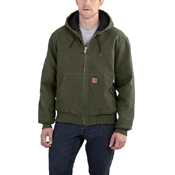 Sandstone Quilted Flannel-Lined Active Jacket