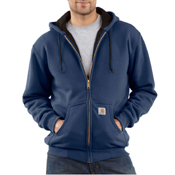 Thermal Lined Zip Front Hooded Sweatshirt
