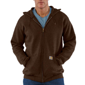 Loose Fit Midweight Zip-Front Sweatshirt 