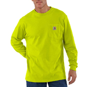Loose Fit Long Sleeve Workwear Pocket T-Shirt