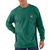 Loose Fit Long Sleeve Workwear Pocket T-Shirt