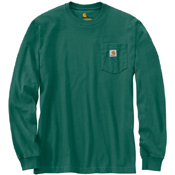 Loose Fit Heavyweight Long-Sleeve Pocket T-Shirt - North Woods Heather