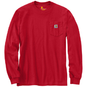 Loose Fit Heavyweight Long-Sleeve Pocket T-Shirt - North Woods Heather