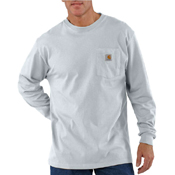 Loose Fit Long Sleeve Workwear Pocket T-Shirt