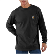 Loose Fit Long Sleeve Workwear Pocket T-Shirt