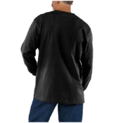 Loose Fit Long Sleeve Workwear Pocket T-Shirt
