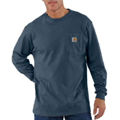 Loose Fit Long Sleeve Workwear Pocket T-Shirt