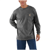 Loose Fit Long Sleeve Workwear Pocket T-Shirt