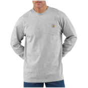 Loose Fit Long Sleeve Workwear Pocket T-Shirt