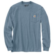 Loose Fit Long Sleeve Workwear Pocket T-Shirt