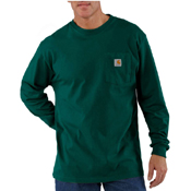 Loose Fit Long Sleeve Workwear Pocket T-Shirt
