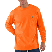 Loose Fit Long Sleeve Workwear Pocket T-Shirt