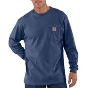 Loose Fit Long Sleeve Workwear Pocket T-Shirt