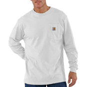 Loose Fit Long Sleeve Workwear Pocket T-Shirt