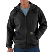 Heavyweight Zip Front Hooded Sweatshirt