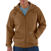 Heavyweight Zip Front Hooded Sweatshirt