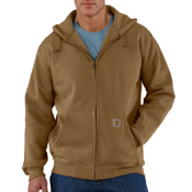 Heavyweight Zip Front Hooded Sweatshirt