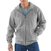 Heavyweight Zip Front Hooded Sweatshirt