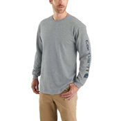 Carhartt Mens Workwear Long Sleeve Graphic Logo T-Shirt