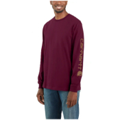 Carhartt Mens Workwear Long Sleeve Graphic Logo T-Shirt