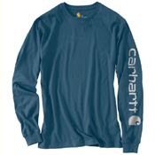 Carhartt Mens Workwear Long Sleeve Graphic Logo T-Shirt