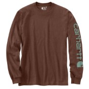 Carhartt Mens Workwear Long Sleeve Graphic Logo T-Shirt