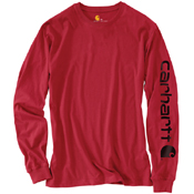 Carhartt Mens Workwear Long Sleeve Graphic Logo T-Shirt