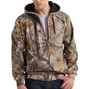 Work Midweight Zip Front Hooded Sweatshirt