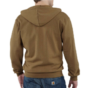 Lightweight Hooded Zip-Front Sweatshirt