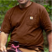 Loose Fit Heavyweight Short-Sleeve Pocket T-Shirt 