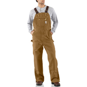 Duck Zip To Thigh Unlined Bib Overall
