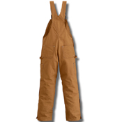 Duck Zip To Thigh Unlined Bib Overall