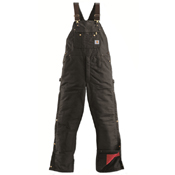 Duck Zip to Thigh Quilt Lined Bib Overall