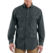 Long-Sleeve Chambray Shirt