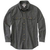 Long-Sleeve Chambray Shirt
