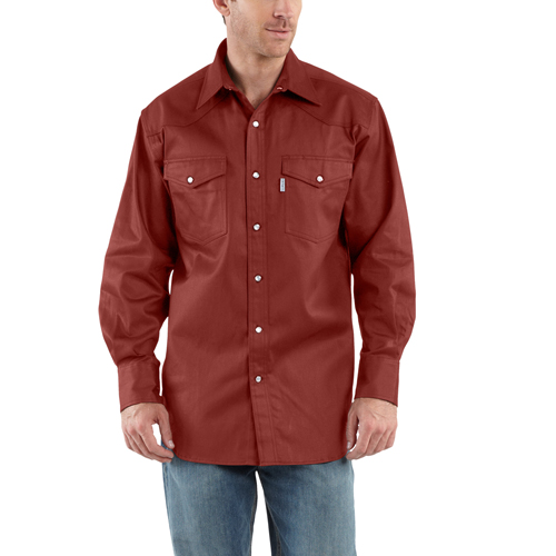 Carhartt Snap-Front Twill Work Shirt