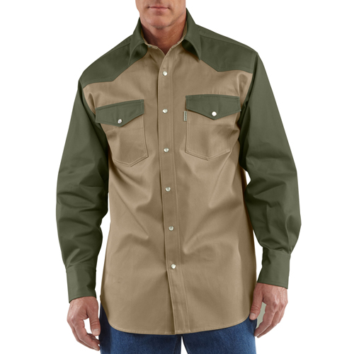 Carhartt Snap-Front Twill Work Shirt