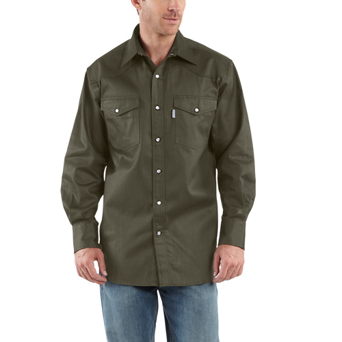 Carhartt Snap-Front Twill Work Shirt