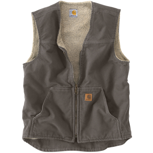 Sandstone Rugged Sherpa Lined Vest