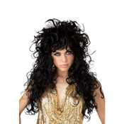California Womens Black Seduction Wig