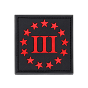 PVC 3-Percenter Morale Patches