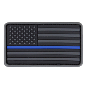 Mini US Flag Patch PVC